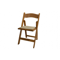 Martha Stewart Natural Wood Folding Chair
