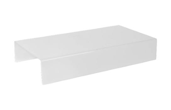 White Plexiglass Box 10'' x 21'' x 4''