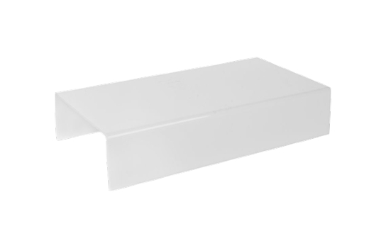 White Plexiglass Box 5'' x 21'' x 4''