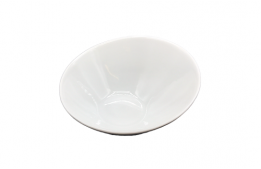 Elliptical White Bowl 6.5"