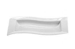 Bowl Ital White 12" x 5"