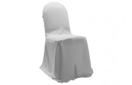 Chateau White Chair Cover