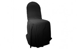 Black Chair Cover Chateau