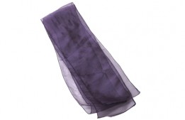 Eggplant Organza Chair Sash