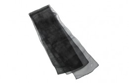 Black Organza Chair Sash