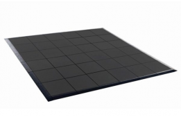 Dance Floor Square Black 12"