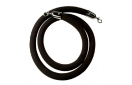 Rail Rope Black Velour 10'