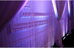 Beaded Crystal Curtain 12' x 3'