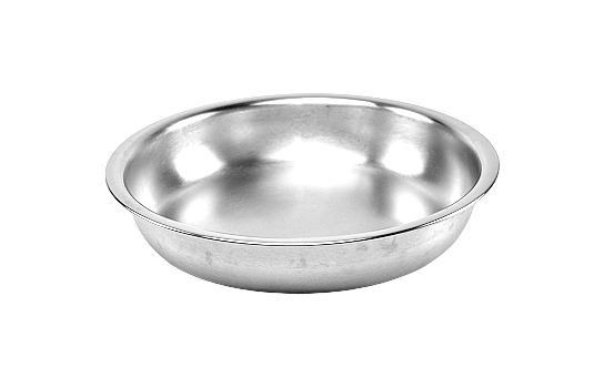 Stainless Steel Food Pan Round 7.2 Quarts