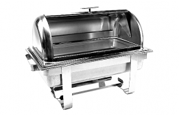 Deluxe Stainless Steel Chafer Roll Top 8 Quarts