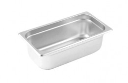 Stainless Steel Food Pan One Third 4" Deep