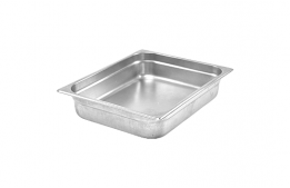 Stainless Steel Food Pan Half Size 2.5" Deep