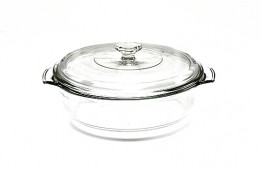 Pyrex Round Dish with Cover 1.5 Quarts