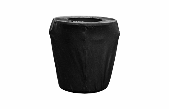 Garbage Can Cover Spandex Black