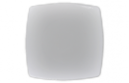 Service Plate Square Arc White 11.5"