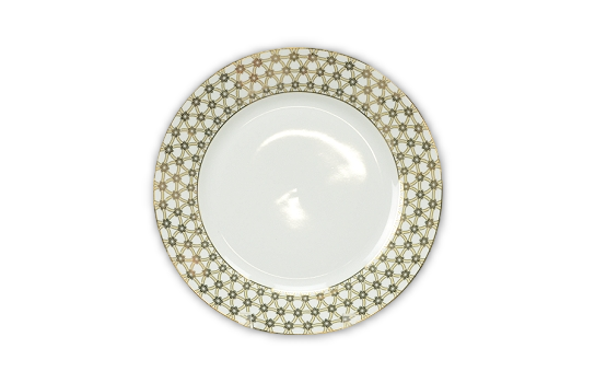 Dinner Plate Star Gold 10.5"