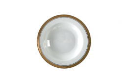 Soup Plate Royale Gold 8.5"