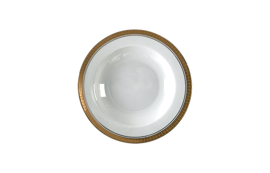 Soup Plate Royale Gold 8.5"