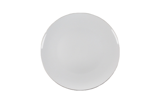 Salad Plate Modern White Gold Rim 8.5"