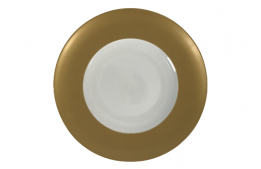 Service Plate Modern Palais Gold 12.5"