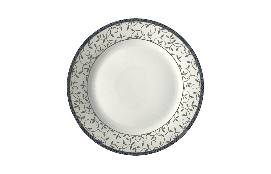 Dinner Plate Reve Silver 10.5"