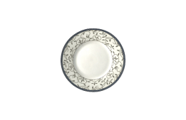 Saucer and Entree Plate Reve Silver