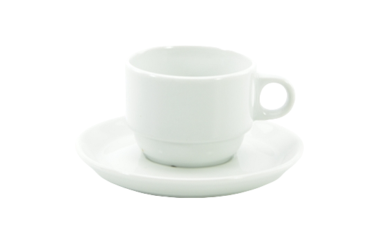 Cappucino Cup Stack Imperial White 2.5" x 3"