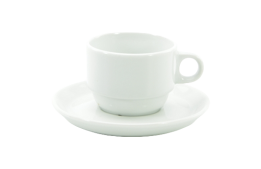 Cappucino Saucer Imperial White 5.5"