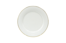 Dinner Plate China Gold 10"