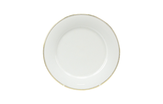 Dinner Plate China Gold 10"