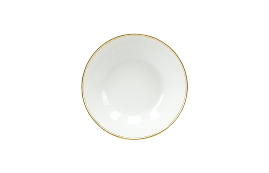 Soup Bowl China Gold