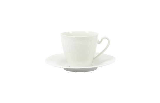 Coffee Saucer Royale White