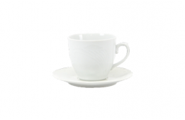 Coffee Cup Wave White