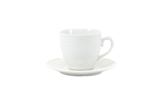 Coffee Cup Wave White