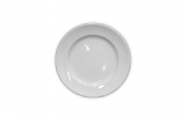 Dessert Plate Contemporary White 6"