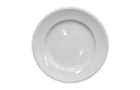 Dinner Plate Contemporary White 10"