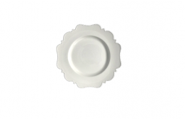 Renaissance White Plate 6.5"