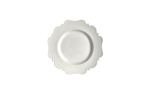 Renaissance White Plate 6.5"