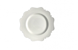 Renaissance White Plate 8.5"