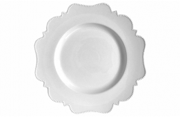 Service Plate Renaissance White 13"