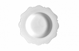 Soup Plate Renaissance White 9"