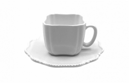 Saucer Renaissance White