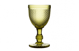 Boston Water & Wine Goblet Green 13 Oz.