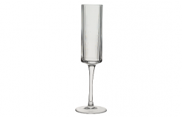 Mondrian Ribbed Champagne Glass 7 Oz.