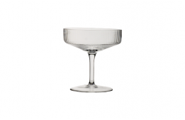 Mondrian Ribbed Champagne Coupe 7 Oz.