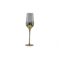 Napa Champagne Glass Gradiant Gold 7 Oz.