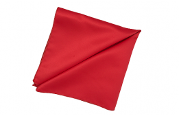 Napkin Peau de Soie Fire Red