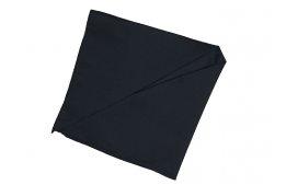 Napkin Peau de Soie Black