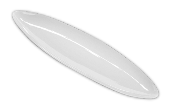 Platter Oval Isabelle White 25" x 9"