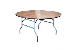 Wood Table Round 48"